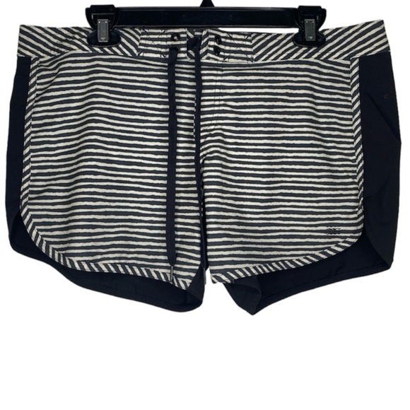 Billabong Striped Nautical Print Shorts (Size:11, Color:Navy-Blue, White) - Picture 1 of 4